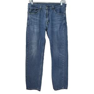 Levi's 505 Regular Fit Jean Men's Size 34 x 32  Straight Leg Medium Wash Blue